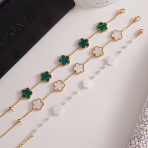 <b>Flower</b> <b>Bracelet</b> Necklace Faux Pearl White Women's Everyday Wear Jinhua Origin - Product Image 3