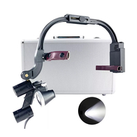 Dentit Chirurgical LED Phare Bandeau Jumelles Loupes Luminosité Spot Phare Réglable 3.5X 2.5X