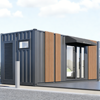 Maison de conteneur maritime ISO standard de 20 pieds - Maison modulaire préfabriquée pour usage résidentiel et vacances