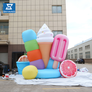 Customized Inflatable Fruit Ice Cream Combination Giant Inflatable <strong>Dessert</strong> Combination Inflatable Advertising Decoration Model - Product Image 1