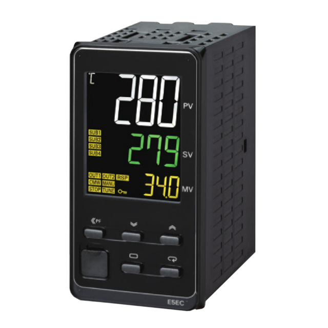 Omron E5CC Digital Temperature Controller E5CC QX2ASM RX2ASM PID Control Panel Mount Industrial Process Control