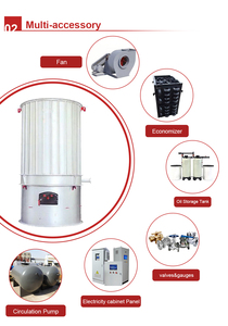 <span class=keywords><strong>Chaudière</strong></span> à huile thermique YGL 700KW Conception de tubes de feu verticaux entièrement automatique <span class=keywords><strong>Chaudière</strong></span> à <span class=keywords><strong>bois</strong></span> extérieure pour usage industriel - Product Image 2