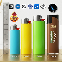 Briquet torche au butane certifié CE, toucher velours doux, Accendino, vente en gros, logo personnalisé, cadeau promotionnel