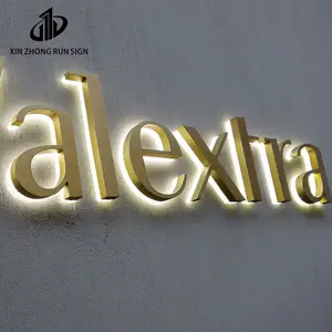 Sign Sign Electronic+Signs Backlit Sign Factory Supplier Stainless Steel LED Letters