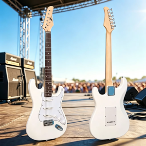 <span class=keywords><strong>Guitarra</strong></span> Eléctrica ST Económica de Fábrica China, Más Vendida, Cuerpo de Álamo, Mástil de Arce, para Principiantes - Product Image 3
