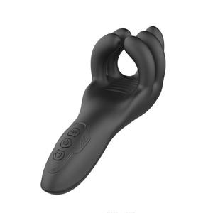 Male Masturbation Penis Training Device 10 Clip and 10 <b>Vibration</b> Modes Finger Clamp Male Masturbators Adults Sex Toys for Men% - Product Image 1