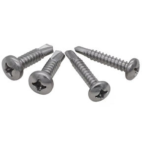 Vite autoforante a testa bombata con rondella esagonale in acciaio inox 410 per lamiera o <span class=keywords><strong>legno</strong></span> - Product Image 6