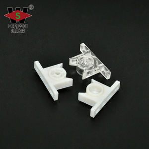 Disiwei Verrou de porte d'armoire et ouvre-tiroir à boule en plastique transparent, à fixation rapide par pression, avec mécanisme de déverrouillage tactile - Product Image 3
