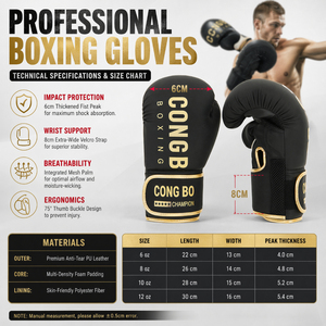 Guanti da Boxe Professionali Personalizzati per Allenamento MMA, Attrezzatura Sportiva, Set Twins in Pelle PU, Guanti da Combattimento in Vendita - Product Image 2
