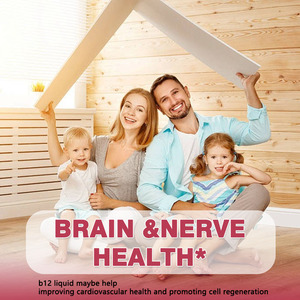 OEM Private Label <b>Vitamin</b> B12 <b>Liquid</b> Drops with <b>Vitamin</b> D3 & B12 Support Healthy Brain Promote Cell Regeneration Drops - Product Image 6
