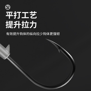 Tête plombée Blood Groove pour leurres souples, pêche au bar en eau douce, anti-accrocs, forte résistance à la traction - Product Image 1