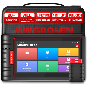 เครื่องมือวิเคราะห์รถยนต์ KINGBOLEN S6 ระบบ OBD2 ครบวงจร พร้อมฟังก์ชั่น TPMS และ ABS อัปเดตฟรี - Product Image 1