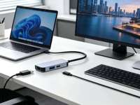 Adaptateur Hub USB Type C 3 en 1 en aluminium, USB C vers 4K HDTV, USB 3.0 Type C PD, station d'accueil compatible avec PC portable