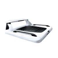 Couverture de camionnette en fibre de verre hardtop fullbox mitsubishi l200 tonneau couverture pour triton l200 couvertures de lit de camion