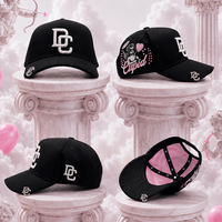 Gorra de Béisbol Personalizada de 5 Paneles con Decoración Metálica para Mujer, Gorra con Logotipo Metálico Personalizado, Gorra Hip-Hop para Chico, Gorra con Diseño de Llama