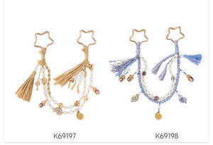 Cadena de Lujo Original Inspirada en Miu para Colgar en el <span class=keywords><strong>Bolso</strong></span>, Llavero de Cuero Moderno con Colgante Hecho a Mano Estilo INS - Product Image 5