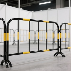 Barrière de contrôle des foules sur mesure, longueur 2 mètres, barricade en acier, assemblage facile, spécifications personnalisées bienvenues pour les événements privés - Product Image 3