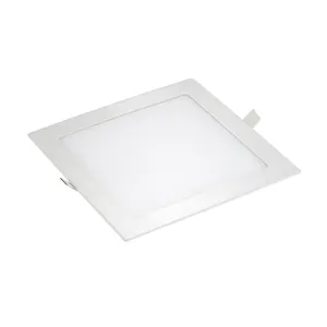 OEM commercial office ceiling 6500K smd IC driver aluminum ultra thin recessed square 15w 18w led panel light