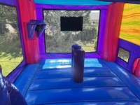 Maison gonflable à rebond Bluey Combo Kids Party Jumping Bouncing Bouncy Castle avec toboggan aquatique Moon Jumper Ball Pit Pool