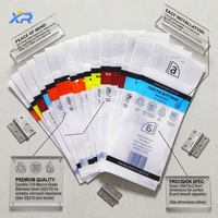 Sac en plastique refermable auto-adhésif PET+CP pour accessoires d'écouteurs et rangement de câbles USB, sac d'emballage à fermeture éclair, sac d'emballage en Mylar