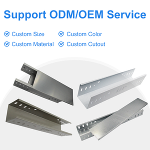 Gestion des câbles murale, gaine de câbles en acier galvanisé inoxydable pour <span class=keywords><strong>atelier</strong></span> industriel - Product Image 1