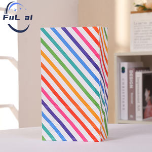 <span class=keywords><strong>Bolsa</strong></span> <span class=keywords><strong>de</strong></span> papel Kraft reciclable personalizada con rayas arcoíris, regalo <span class=keywords><strong>de</strong></span> Feliz Navidad, dulces, galletas, con logotipo propio para embalaje - Product Image 2