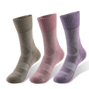 <span class=keywords><strong>Calcetines</strong></span> de <span class=keywords><strong>lana</strong></span> merina unisex, medias de alta calidad para hacer senderismo - Product Image 3