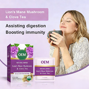 ชาสมุนไพรเห็ดหลินจือและกานพลู OEM บำรุงสุขภาพกระเพาะอาหารและสมอง อาหารเพื่อสุขภาพ เกรด 20  บรรจุ 20 ซองชา ได้รับการรับรองมาตรฐาน CGMP น้ำหนักสุทธิ 50 กรัม - Product Image 4