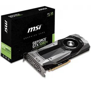 MSI NVIDIA GeForce GTX 1080 Ti Founders 者版使用 3584 单位 Cores11GB GDDR5X 内存的游戏图形卡