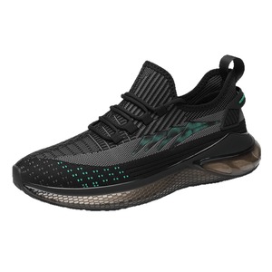 Chaussures décontractées tendance pour hommes, respirantes, sportives, à absorption des chocs, chaussures de running pour hommes, en tissu Flyknit. - Product Image 1