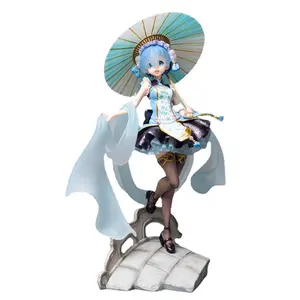 29cm Re: Life a Different World from Zero Rem Qilolita Anime Girl Figure Remu Ram Action Figure Adult Collectible Model Doll Toy