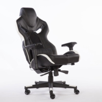 Chaise de jeu confortable pour l'e-sport avec accoudoirs 2D en mousse moulée et support réglable, pivotante