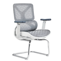 Chaise de bureau de direction de luxe avec design pivotant, mobilier ergonomique moderne en maille et tissu, chaise de bureau de luxe avec fonction massage