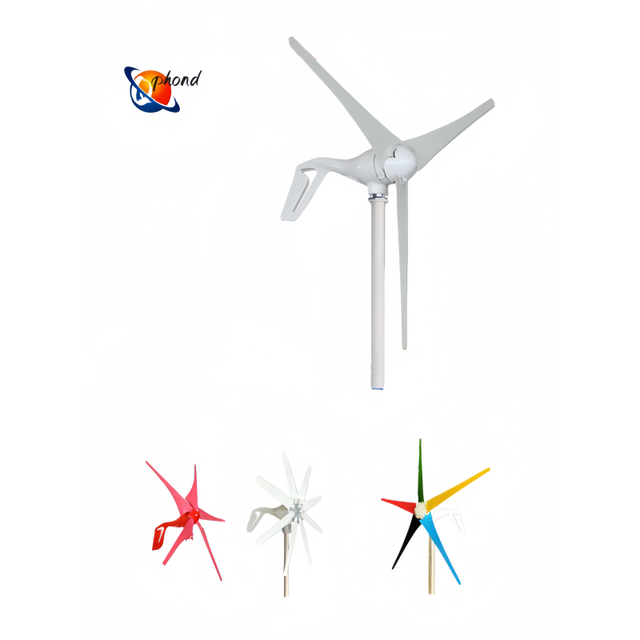 Home Use 1000W 48V 96V 220V Low Wind Speed Start Vertical Type Small Wind Turbine Power Generator System
