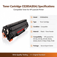 Kartrid Toner Kompatibel CE285A 85A, Pengganti Hitam untuk HP CE285A 85A, Printer Laser P1102 P1102w M1132 M1212nf M1217nfw