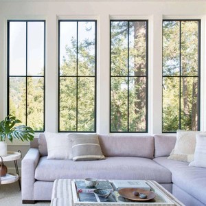 Finestra a Battente in Vetro Temperato con Design ad Arco Esterno in <span class=keywords><strong>Ferro</strong></span> e Acciaio - Product Image 3