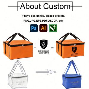Sac isotherme réutilisable en non-tissé avec feuille d'aluminium pour emballage alimentaire à emporter et pique-nique, personnalisable en gros - Product Image 3