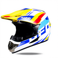 Casco Integral para Bicicleta y Motocicleta Todoterreno, Certificado por el DOT, para Adultos y Niños, Equipo de Protección ABS, Cómodo para el Conductor