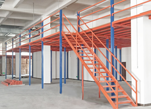 Mracking Entrepôt Étagères Mezzanine robustes et robustes Étagères de grenier Usine industrielle et entrepôt Acier épaissi - Product Image 2