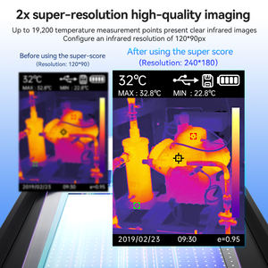 Caméra thermique infrarouge portative NOYAFA NF-525, résolution 120×90, -20~550 ° Caméra thermique à lumière visible 1080P avec 8 palettes de couleurs - Product Image 6