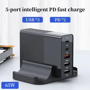 Amazon Sản Phẩm Bán Chạy Nhất 65 Wát Xách Tay PD Điện Thoại Di Động Sạc <span class=keywords><strong>Dock</strong></span> Trạm Nhiều Usb Trạm Sạc Cho Điện Thoại Tablet - Product Image 2