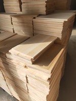 Panneau en pin massif à jointure à languettes, fourni directement par l'usine, pour la décoration de meubles et d'armoires