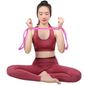 Fascia di Resistenza TPE Durevole con 7 Fori, Alta Elasticità, per Fitness, Pilates, Stretching, Colore e Logo Personalizzabili, Vendita all'Ingrosso OEM - Product Image 3