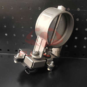 51mm 60mm 63mm 76mm 89mm 102mm paslanmaz çelik elektrikli egzoz iniş borusu kesme vana denetleyicisi uzaktan kiti yeni - Product Image 5