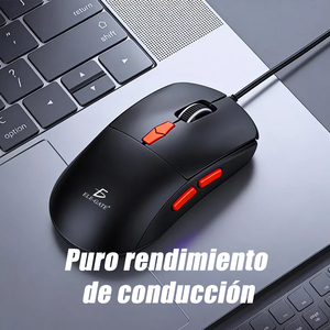 Souris filaire ELE-GATE 6D RGB, 3 niveaux de DPI, éclairage multicolore, design ergonomique - Product Image 2
