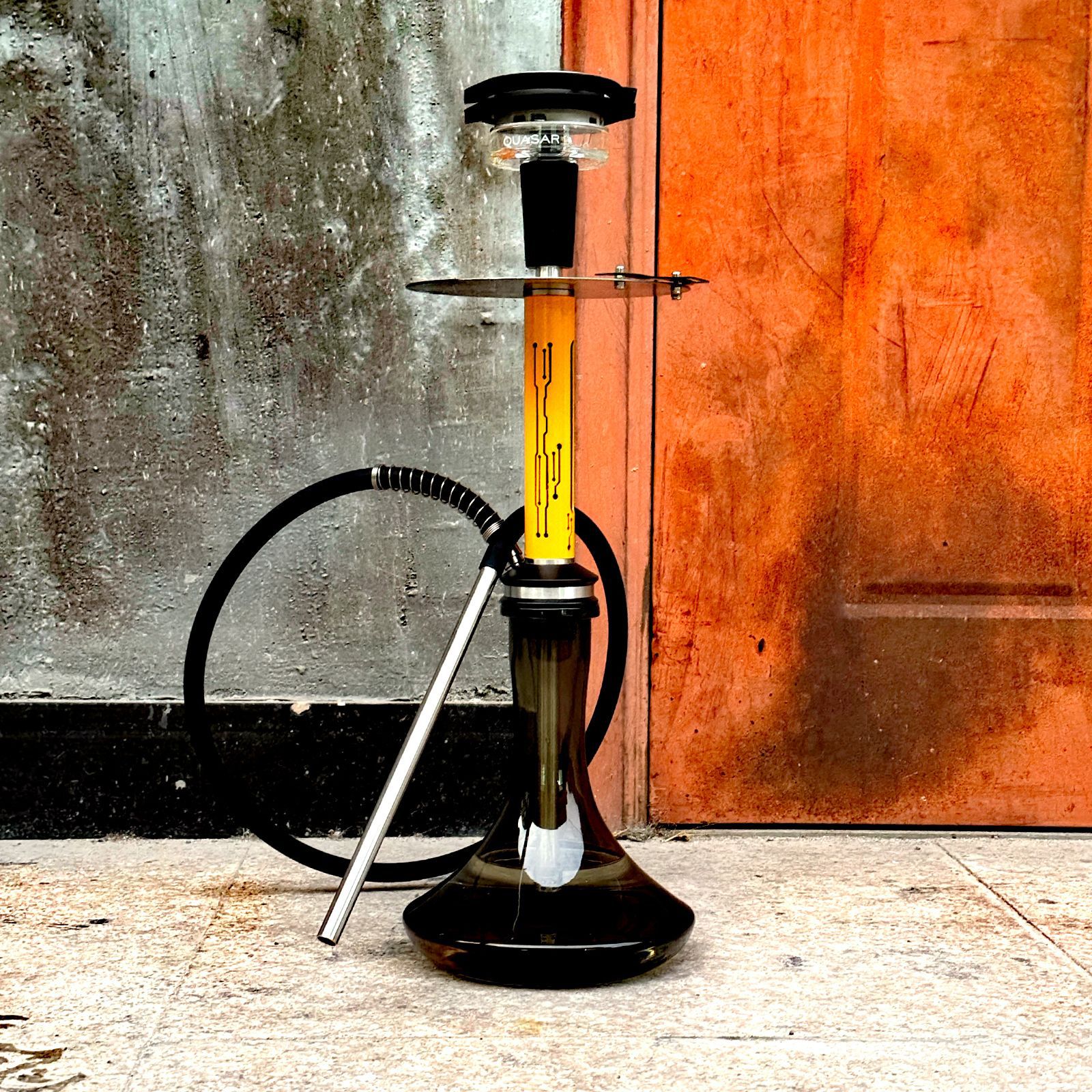Jaune avancé (avec pot de fumée français)
