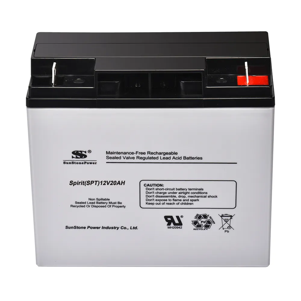Mini batería recargable de plomo ácido, 12v, 20ah, SPT12-20