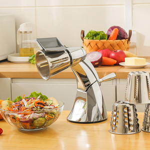 Râpe Rotative Hachoir à Légumes Gadgets de Cuisine Sains Machine Innovante pour Salades Broyeur à Légumes - Product Image 6