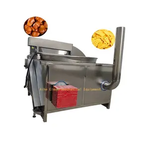 Stainless Steel Automatic Temperature Control Fryer Snack Puffed Food Flip Frying Equipment