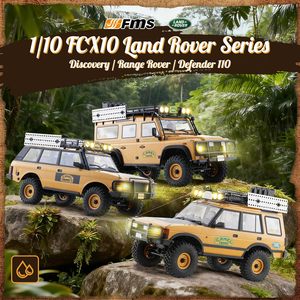 FMS FCX10 Camel Trophy 1/10 <span class=keywords><strong>Land</strong></span> <span class=keywords><strong>Rover</strong></span> <span class=keywords><strong>Defender</strong></span> <span class=keywords><strong>90</strong></span> <span class=keywords><strong>RC</strong></span> Crawler 4WD con Ejes de Portal, Amortiguadores de Aceite, Carrocería Rígida, Modelo Licenciado, RTR - Product Image 2